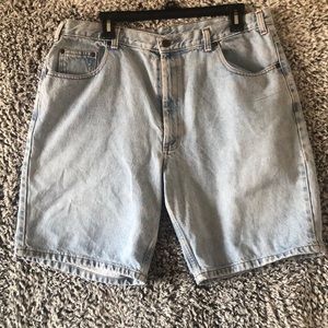 Men’s light   Wash Bleu jeans Short 100 percent  Cotton Size 38